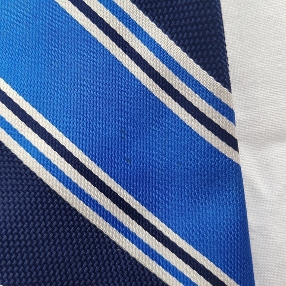 Talbots Men's Striped Silk Tie - Picture 7 of 7